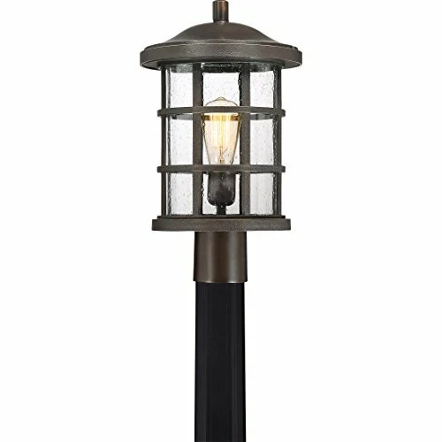 Quoizel One Light Outdoor Post Lantern CSE9010PN, Large, Palladian Bronze - Picture 1 of 9