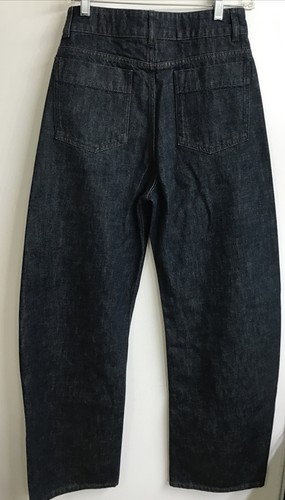 Lemaire Woman’s Jeans Blue High Waisted Curved Pants Indigo Denim Nwt Size 34 - Picture 7 of 10