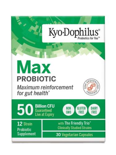 Kyo-Dophilus Max Probiotics 30 Vegetarian Capsules - Picture 2 of 6