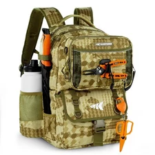 KastKing BaitSpace 50L Fishing Tackle Bag Rod Holders Storage Gear Backpack