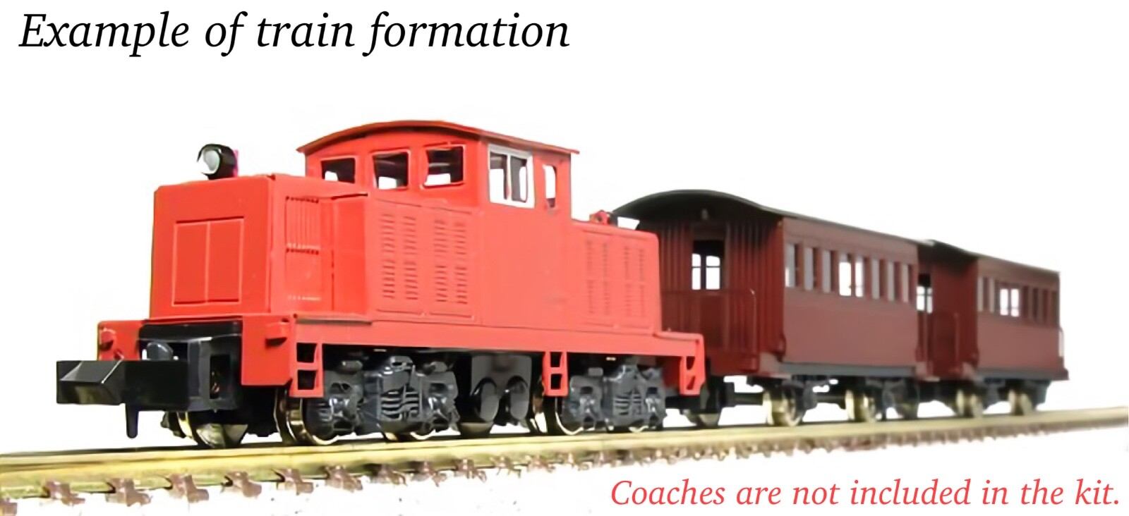 N Scale AruModel Steeple Cab Type Diesel Kit w/All Optional