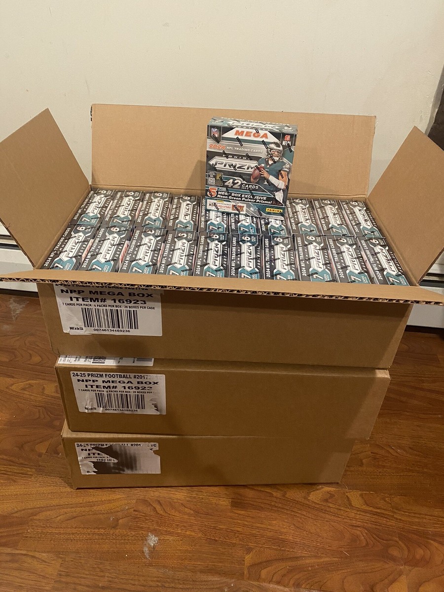 2024 Panini Prizm NFL Football Mega Box Open Case Lot Of 20 Fast