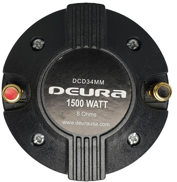 Deura DCD34MM Titanium Compression Speaker Part, 1.35in Black for sale online eBay