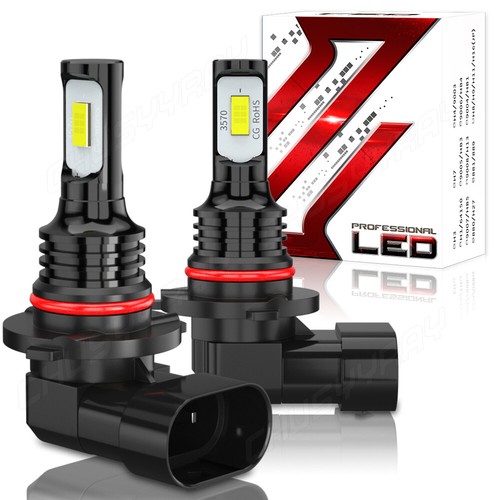 Pair 9145 H10 LED Fog light Kit For Chrysler 300 300C 2005-2009 6000K White - Picture 14 of 16