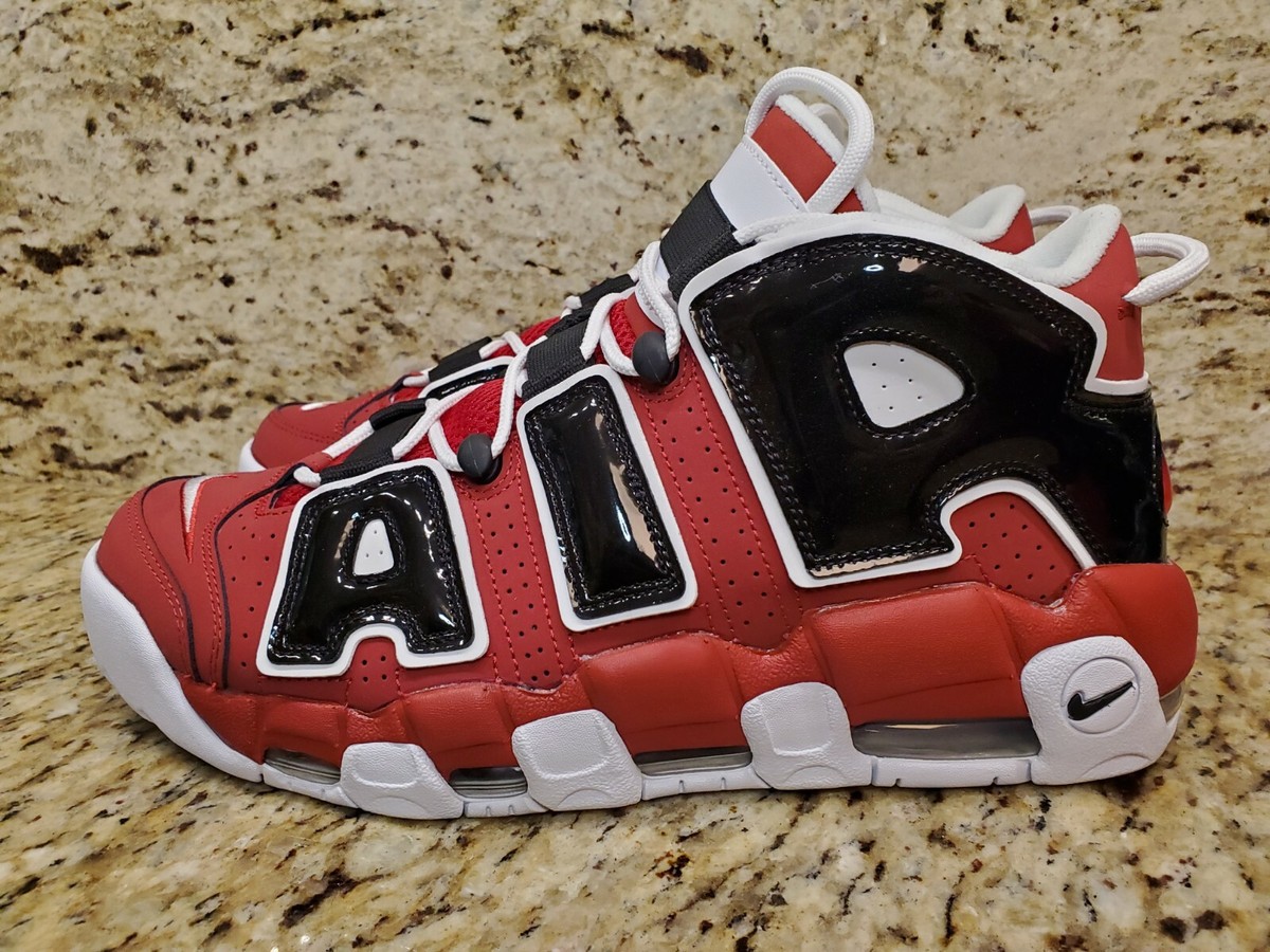 スニーカー Men's Air More Uptempo Bulls Hoops Pack Nike Air More Uptempo Bulls Hoops Pack 'Varsity Red' 921948-600