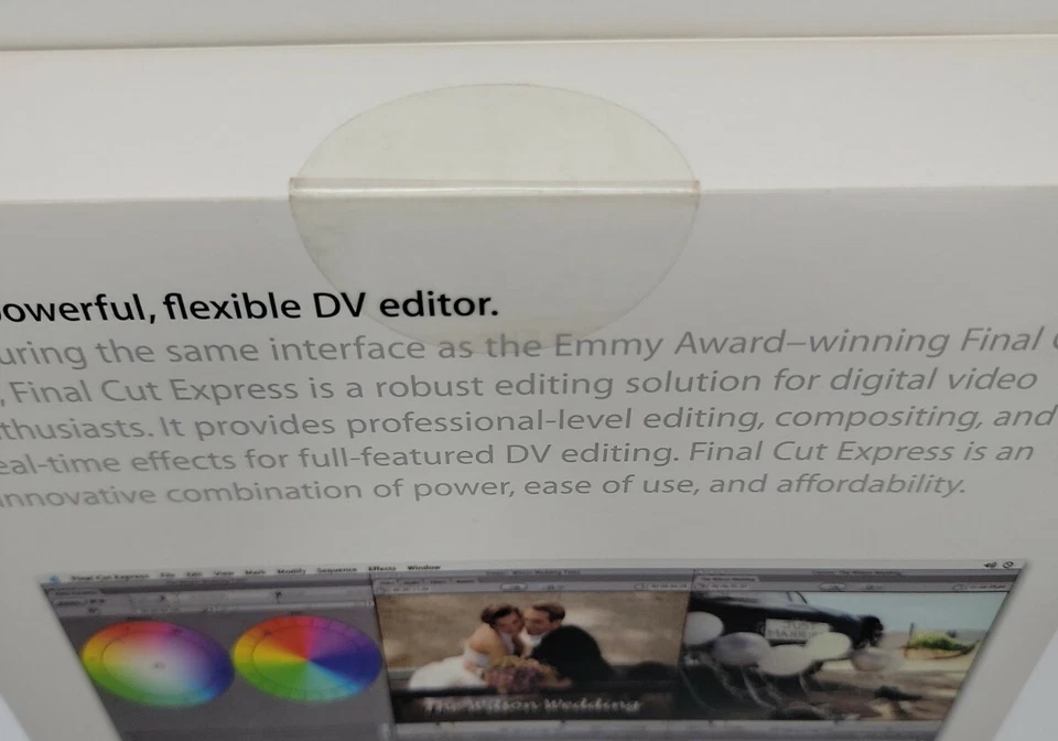 Vintage Apple Final Cut Express - Edit Like A Pro, Sealed. - Image 3 of 4