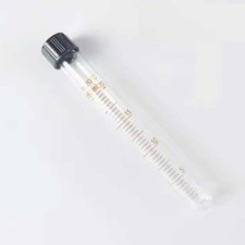 10 Pieces 20ml Round-bottomed Glass Tubes Chemistry Laboratory Sample Container