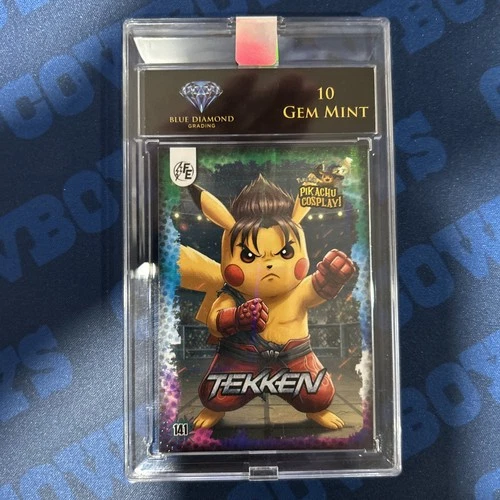 Pikachu Cosplay – TEKKEN Holographic Card #141 | Pokemon Parody Insert