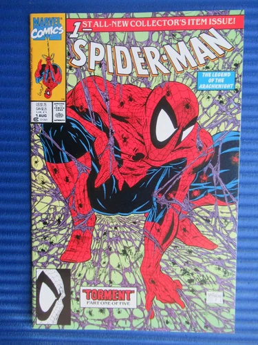 AMAZING SPIDER-MAN # 1 - (NM+) -MCFARLANE-1ST ALL NEW COLLECTOR'S ITEM ISSUE