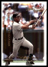 Moises Alou 2001 Fleer Triple Crown #47 Astros MLB READ FREE SHIP AutographDen