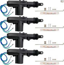 4Piece 12V Universal Door Lock Actuator, Power Door Lock Actuators, 2 Wire Autom