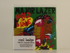 MAJOR LAZER HOLD THE LINE (H1) 2 Track Promo CD Single including Picture Sleeve 