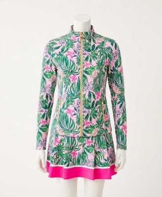 Lilly Pulitzer Upf 50+ Luxletic Mysa Active Jacket Size XL