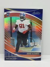 2025 Panini Absolute - Rookies Darius Alexander #115 Spectrum Orange /150 (RC)