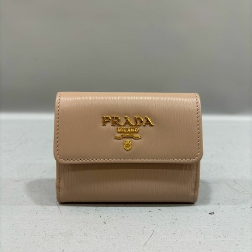New PRADA Saffiano Logo Wallet