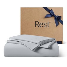  Evercool+ Starter Sheet Set, Queen, Queen (No Flat Sheet) Light Gray