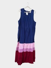 Ava & Viv Sleeveless Block Maxi Dress Women’s Size 3X