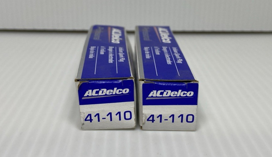 Lot of 2 AC Delco Iridium Spark Plugs 41-110