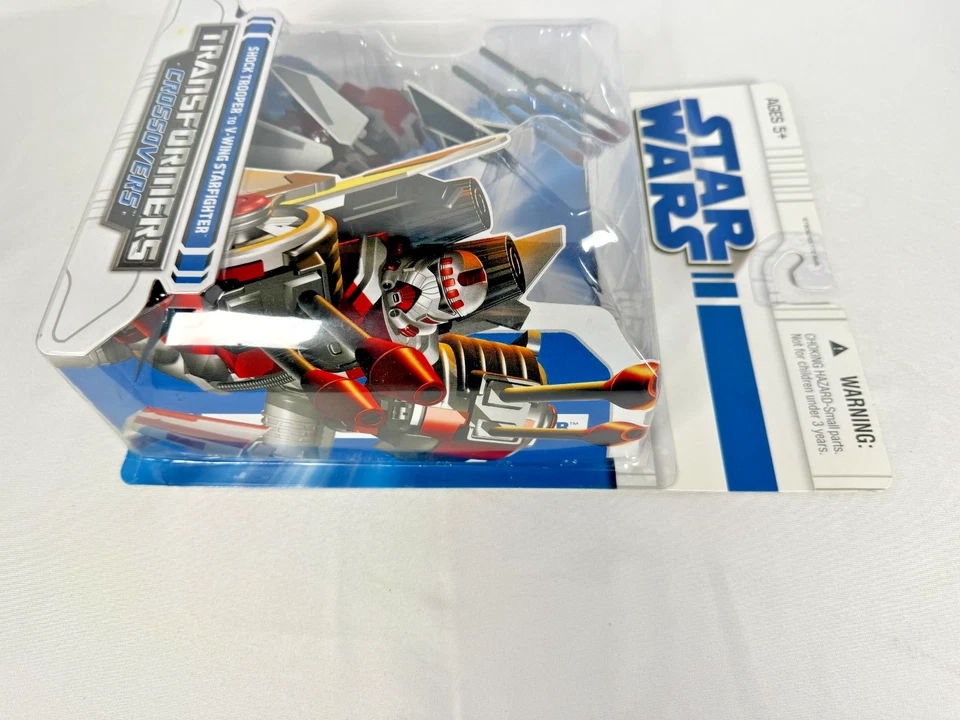 Star Wars Transformers Crossovers: Shocktrooper to V-Wing Starfighter - Nuevo/Sello Foto 3 de 4