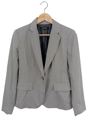 ZARA BASIC Kurz-Blazer Damen Blazer Gr. DE 40 hellgrau Casual-Look