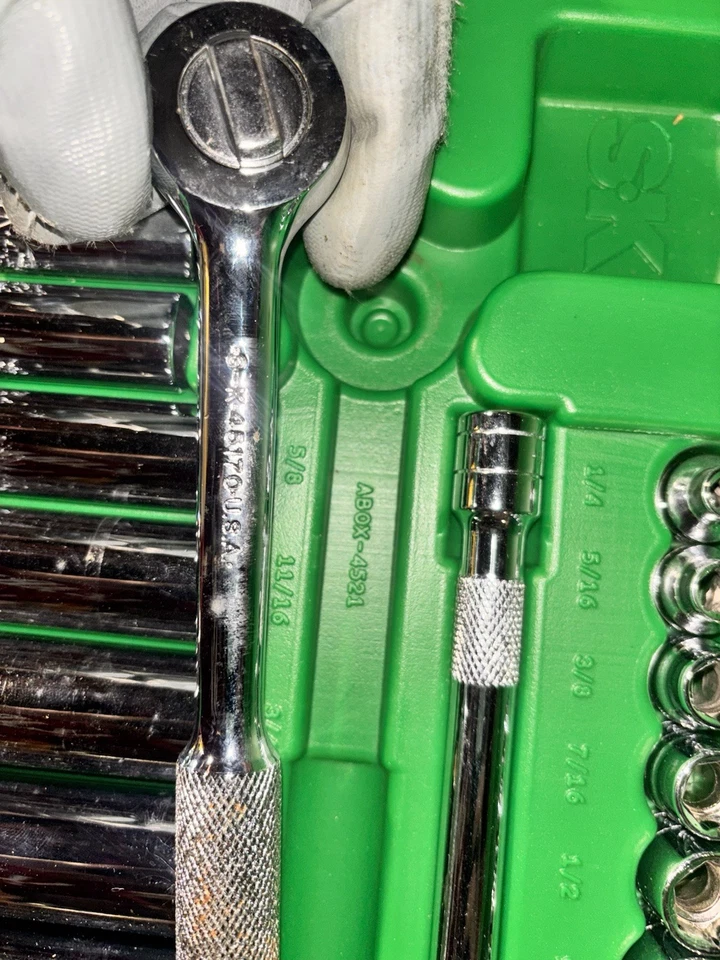 21c S&K Tools *USA* Trinquete y Extensiones Cromo, Enchufes Estándar y Profundos NUEVO Foto 3 de 4
