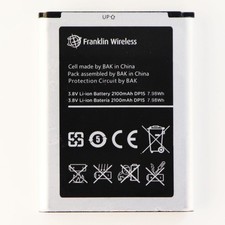 Franklin Wireless Standard Battery V604454AR 2100mAh 3.8V for MHS900L JetPack