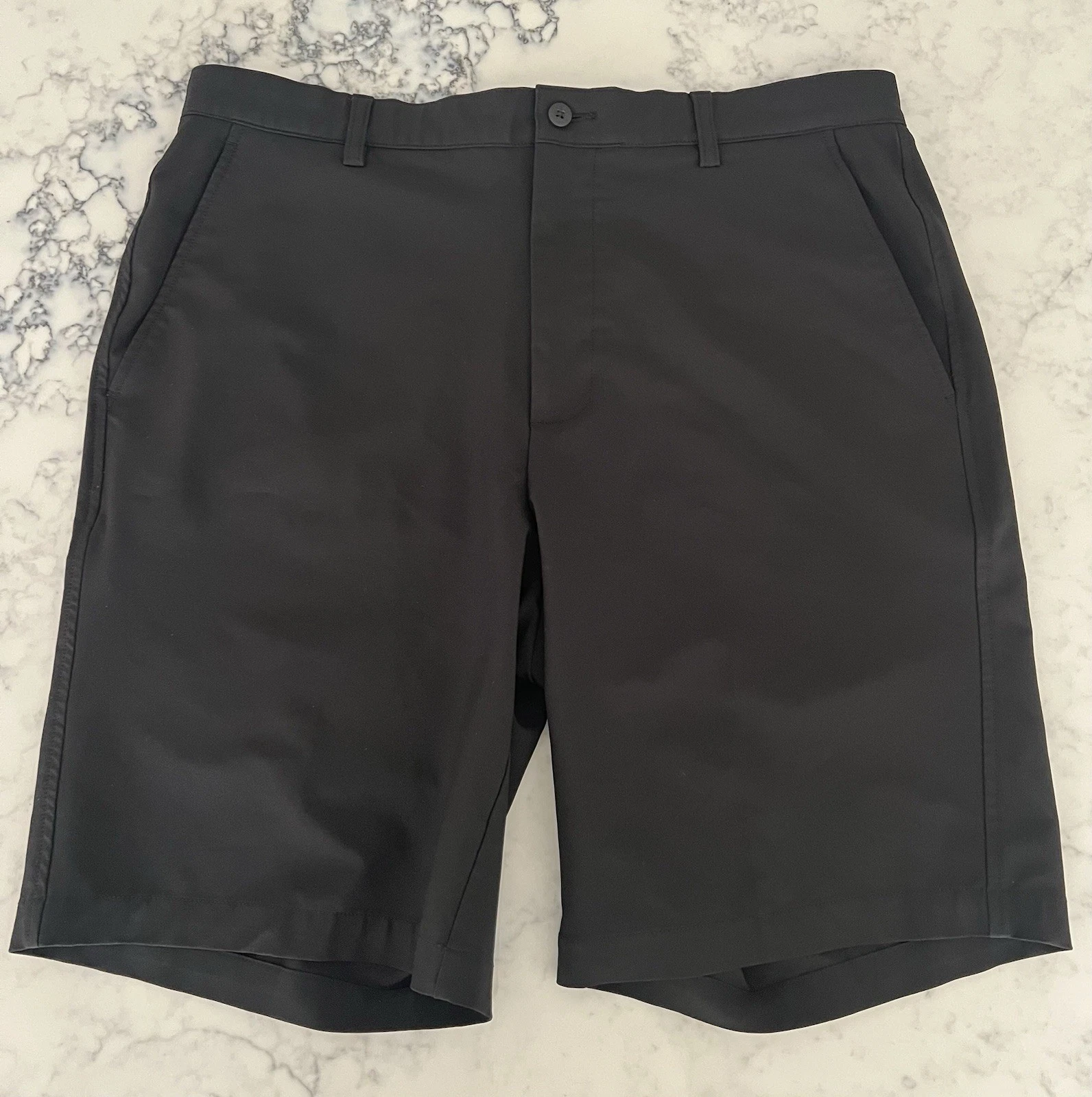 FootJoy Lightweight Shorts Men’s 36 Black Golf Performance Stretch Flat Front