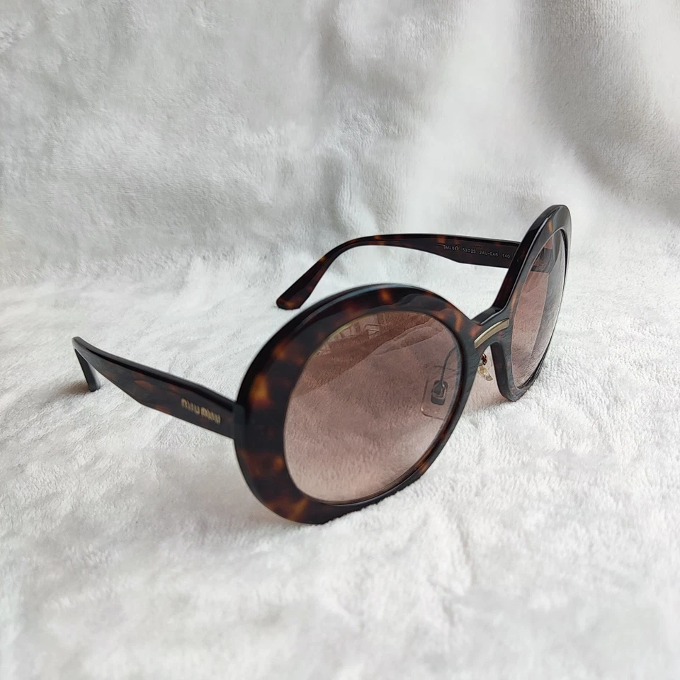 Óculos de sol vintage Miu Miu luxo SMU 04V tamanho grande designer - Imagem 3 de 4