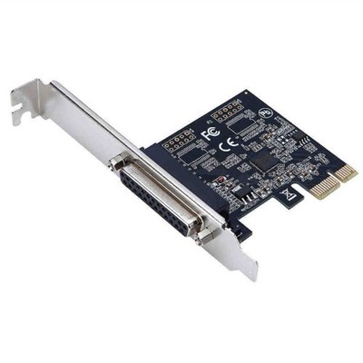 2X(Hochwertige Parallelschnittstelle DB25 25-Pin-PCIe-Riserkarte LPT-Drucke9454