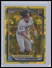2024 Bowman Sapphire Edition #BCP-148 Garret Forrester Yellow Sapphire 19/75