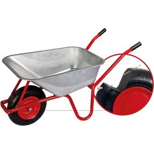 Garden & Wheelbarrow Garden Trolley Construction 100 L With Pu-Rad
