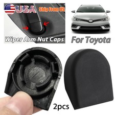 2x Car Wiper Arm Head Nut Cover Caps Bolt.For Toyota Corolla Verso Yaris  Auris