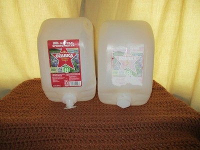 Used 2.5 Gallon Empty Water Jugs (1 has a few dents) Crafts,Garden, Stocking up