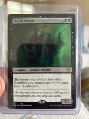 MTG Death Baron Innistrad: Midnight Hunt Commander Card #111 NM Condition