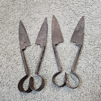Vintage Sheep Shears Set of 2 13'' long, Blade 6.5''