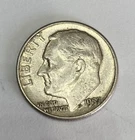 1957 P Roosevelt Dime 10c - Philadelphia 90% US Silver Coin