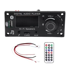 MP3 Decoder Board 2*50W Bluetooth Amplifier Car Audio Player FM Radio AUX