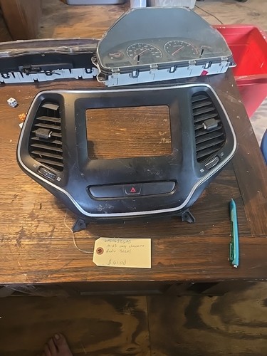 ✅ 2019- 2023 Jeep Cherokee Instrument Panel Radio Bezel 7" MOPAR (6AS061Z6AB)