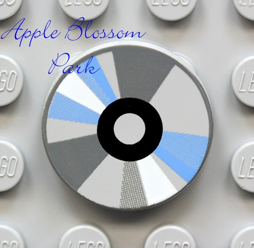 NEW Lego Minifig MUSIC CD / Blu-Ray DVD Movie -2x2 Round Printed Minifigure Tile