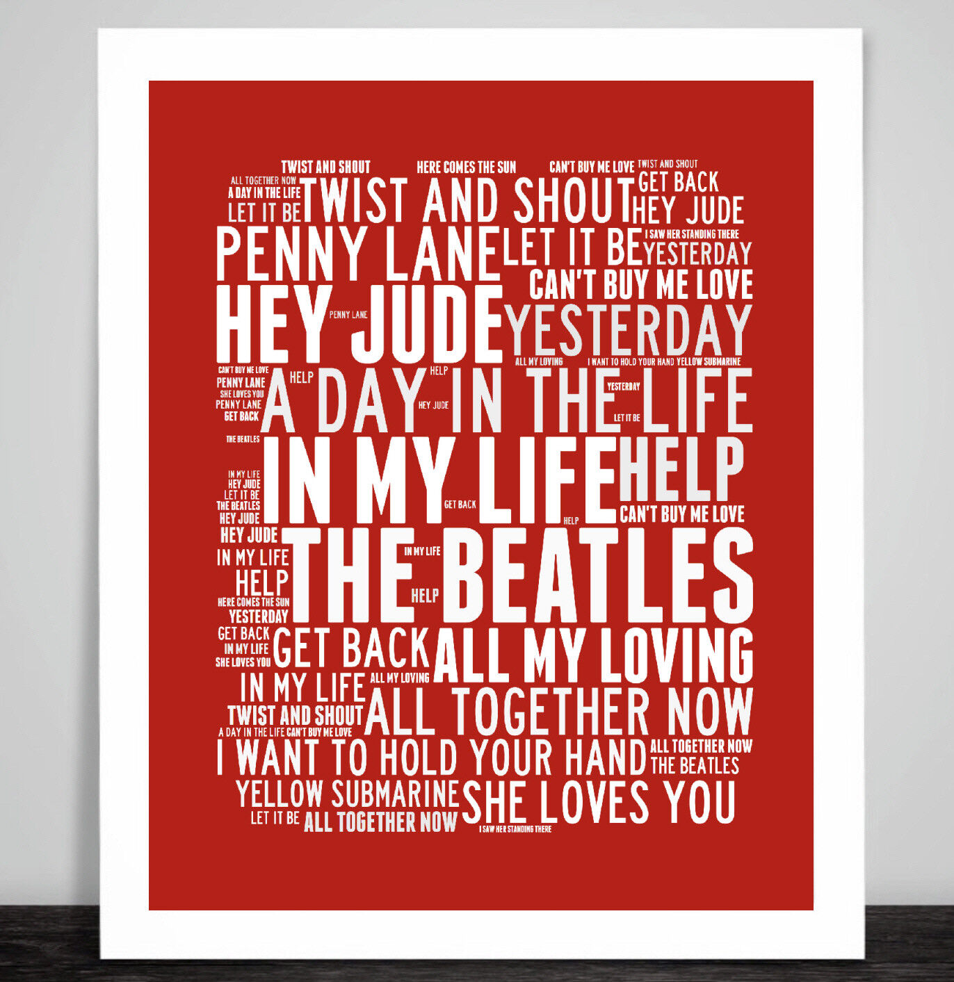 Queen Song Lyric Album Print – Blim & Blum