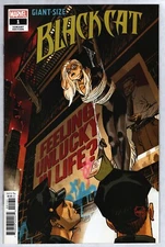 GIANT SIZE BLACK CAT INFINITY SCORE #1 Johnson 1:25 Variant NM