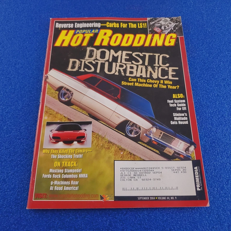 POPULAR HOT RODDING: DOMESTIC DISTURBANCE CAN THIS CHEVY WIN S.M.O.T.Y? SEPT 04 - Image 4 of 4