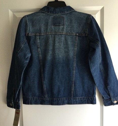 NWT LEVI’S BOYS YOUTH SIZE MEDIUM 10-12 YEARS ~ DENIM TRUCKER JACKET MSRP $46.00 - Picture 5 of 11