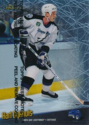 1998-99 Finest #122 KARL DYKHUIS - Tampa Bay Lightning