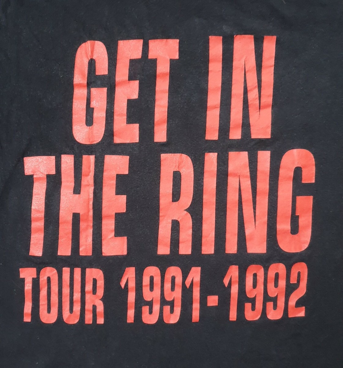 Guns N Roses Vintage Get in the ring original 1991 tour