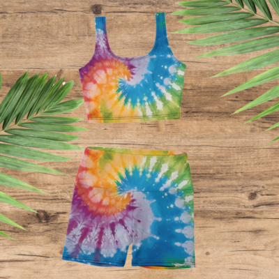 Tie-Dye Dreams Thread Yoga Set Sport Gym Fashion FREE SHIPPING | eBay