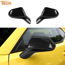 Carbon Fiber Rearview Mirror Cover Shell Trim For Chevy Camaro 2016+ Accessories