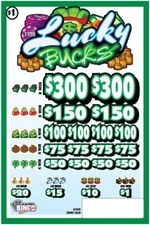 NEW pull tickets LUCKY BUCKS - Instant Tabs