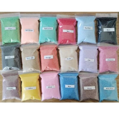 ''Floating Pearl Candle Making Sand - Colored Granular Wax DIY Kit''