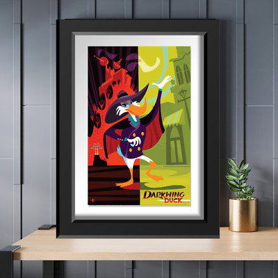 Disney Darkwing Duck Cartoon Poster Print 13x19 Satin Finish Art